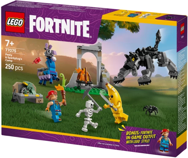 Lego Peely & Sparkplug'S Camp Animals