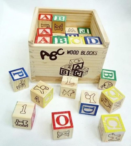 ABC Wooden Toys ABC Wooden Blocks