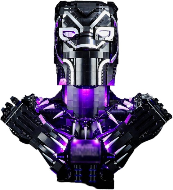 Briksmax Construction Light Set For Lego 76215 Black Panther Characters