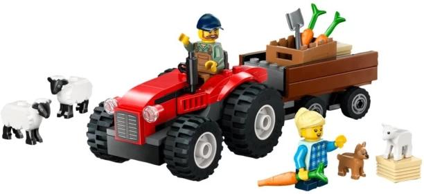 Lego City Tractor With Trailor Soft Blocks