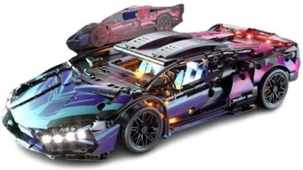 Generic Lamborghini Sian Technic Building Blocks Set Vehicles