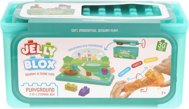 Jelly Blox Playground 2-In-1 Storage Box Soft Blocks