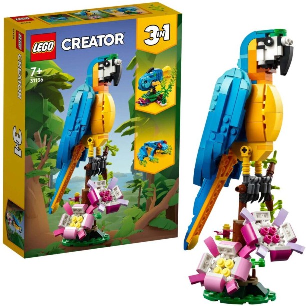 Lego Exotic Parrot Animals