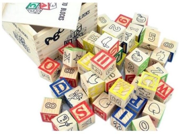 INV ABC Wooden Blocks Wooden Blocks