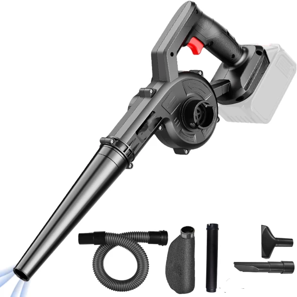 Max (NO Battery B)Wireless Air Blower - Battery Not Included 2-in-1 Blow & Suction compatible Computer Dust Leaf Blower