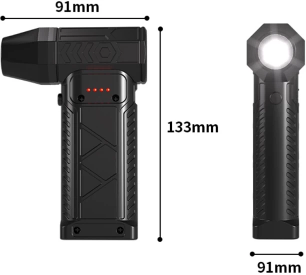 Max (110000RPM 4000mAh)150000RPM Electric Air Blower Turbo Jet Fan Brushless Motor High-Speed Turbo Violent Leaf Blower