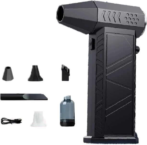 Max (B With 1 Filter)X9 Turbo Jet Fan 300000RPM Turbo Jet Blower Brushless Vacuum Cleaner Blower compatible Leaf Blower