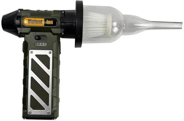 Max (Green)110000RPM Mini Turbo Jet Fan Rechargeable Cordless Electric Air Duster High-Power Adjustable Leaf Blower