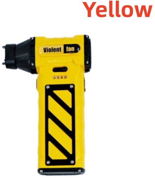 Max (Yellow)110000 RPM Mini Turbo Jet Fan Brushless Motor Powerful Airflow Violent Air Blower USB Rechargeable Leaf Blower