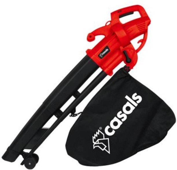 Casals Garden Blower / Vacuum Plastic Red 35L 2800W Leaf Blower