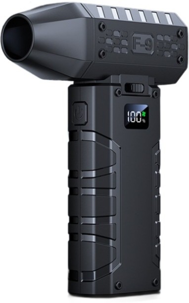 Max (black)160000 RPM 6000mAh Pocket Dust Blower Mini Turbo Jet Fan Rechargeable 52m/s Turbo Violent Fan Leaf Blower