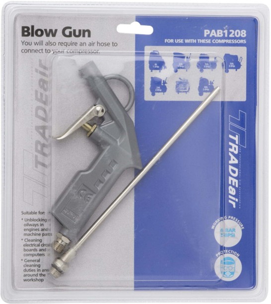 Tradeair Gun With Extended Nozzle Air Blower