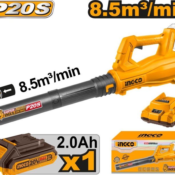 Ingco Cordless Leaf Blower 20V Kit Leaf Blower