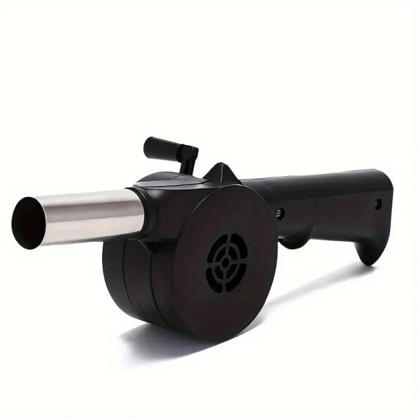 Max (black)Outdoor Portable Hand Blower Household BBQ Charcoal Combustion Blower Leaf Blower
