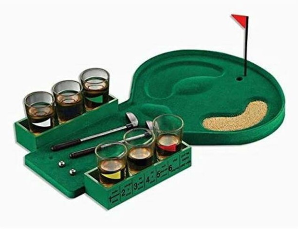LESEDI Golf Drinking Game Set Party & Fun Games Board Game