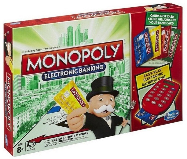 Monopoly ELECTRONIC BANKING Educational Board Games Board Game