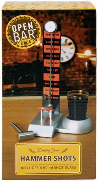 Open Bar Drinking Game Hammer Shots Party & Fun Games Board Game