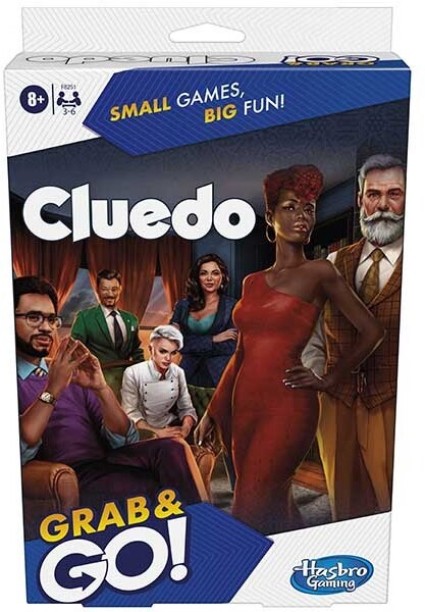 Hasbro Gaming CLUE GRAB AND GO Educational Board Games Board Game
