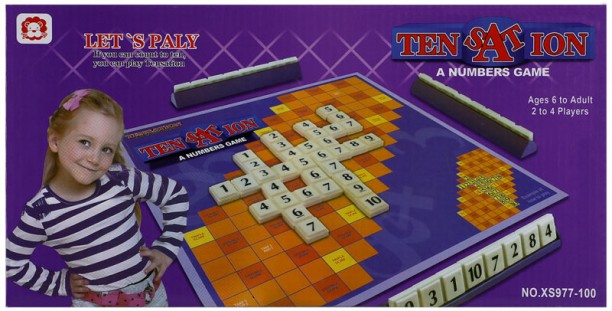 General Merchandise Game Tensation A Game Of Numbers Educational Board Games Board Game