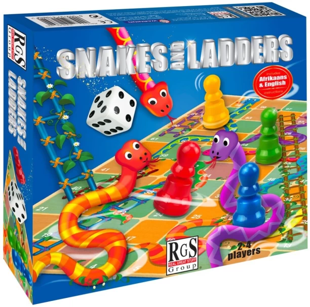 PIP Snakes And Ladders Party & Fun Games Board Game