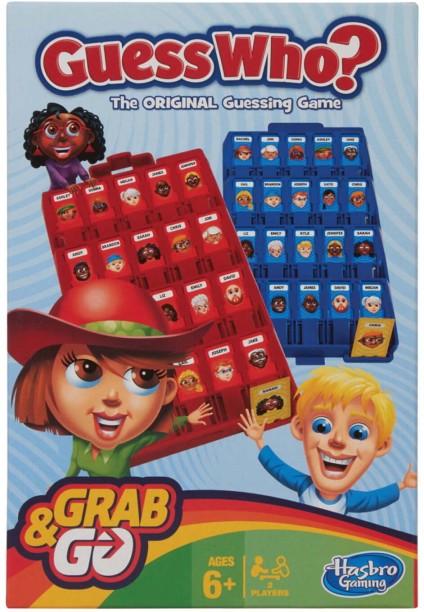 Guess Who Grab & Go Word Games Board Game