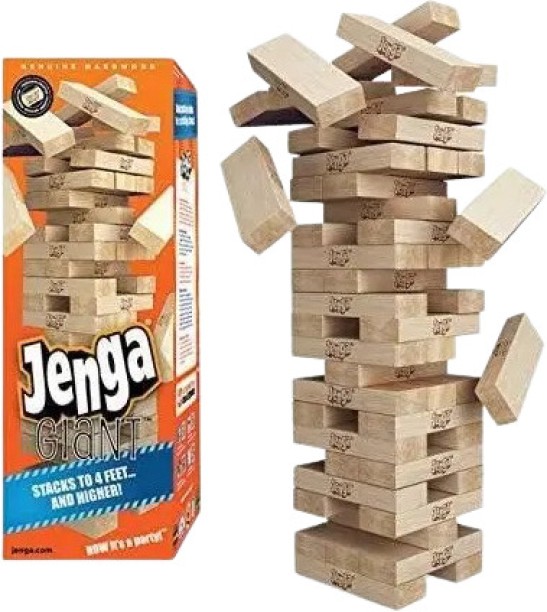 JENGA wooden block stacking game- classic edition Party & Fun Games Board Game