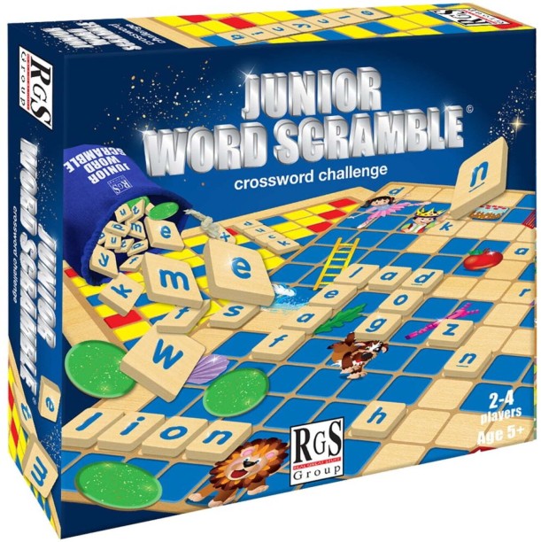 RSG Group Junior Word Scrabble Word Games Board Game