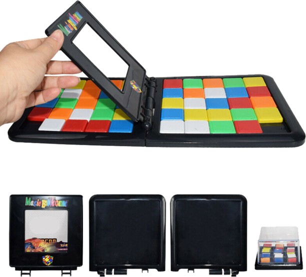 ALANES Race Board Game Double Speed Desk Top 3D Cube Puzzle Blocks Game Strategy & War Games Board Game