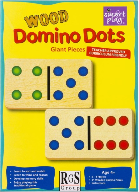 Smart Play Dominoes Dots Educational Game Board Game Accessories Board Game