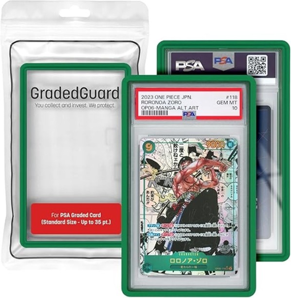 Gradedguard Standard Case PSA-Green Board Game Accessories Board Game