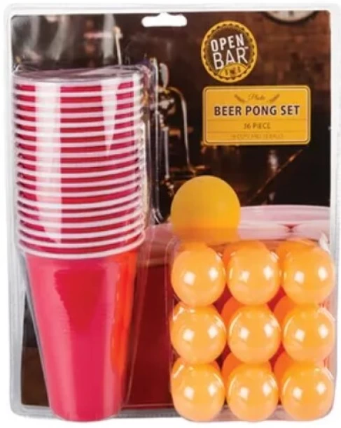 unbranded 36-Piece Beer Pong Drinking Game Set Party & Fun Games Board Game