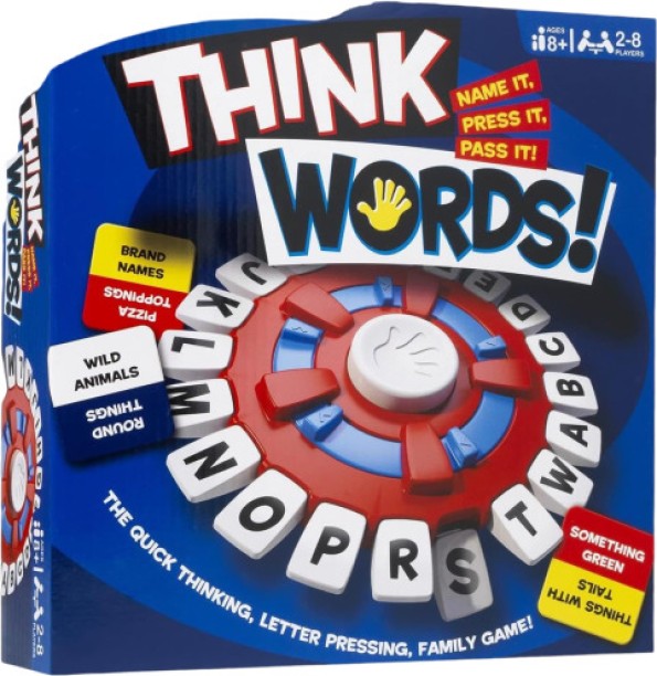 Think Words Word Game The Quick Thinking Letter Pressing Game Educational Board Games Board Game