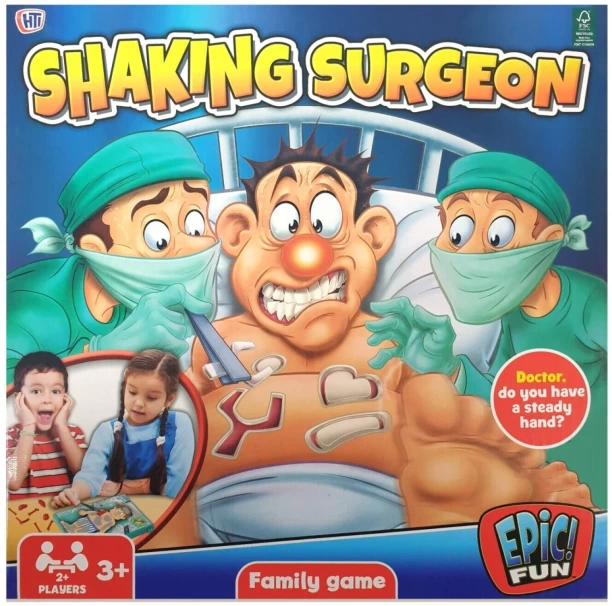 Epic Fun Fun Shaking Surgeon Party & Fun Games Board Game