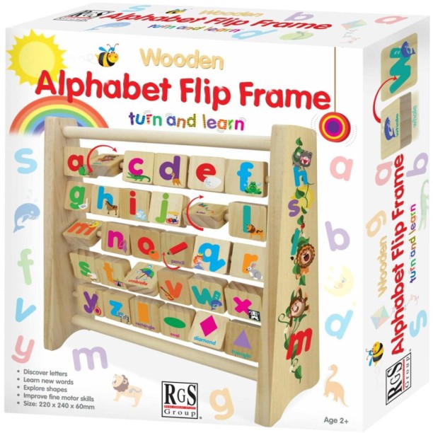 RSG Group Alphabet Flip Frame Educational Board Games Board Game