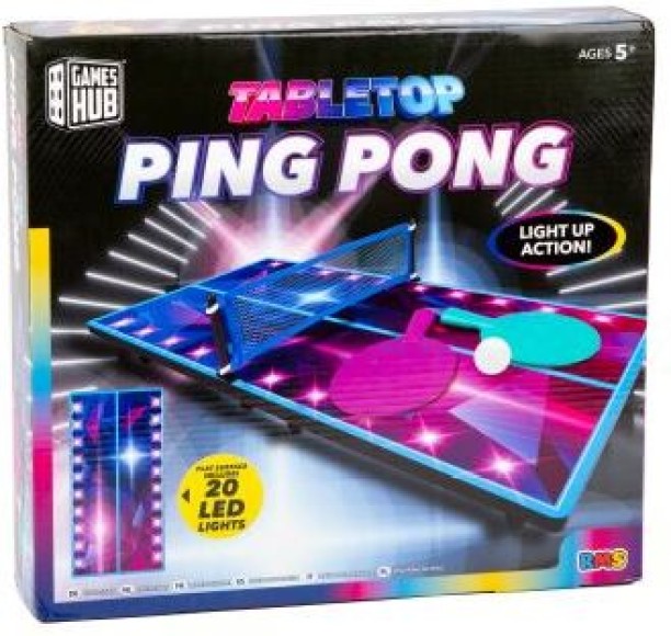 Games Hub LED TABLE PING PONG Party & Fun Games Board Game