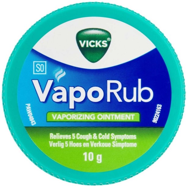 Vicks Vaporub Dispenser Gel Tin Body Pain Relief For  Adults