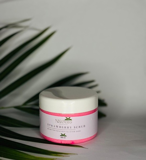 Nkosis Strawberry Sugar Body Scrub Body Wash