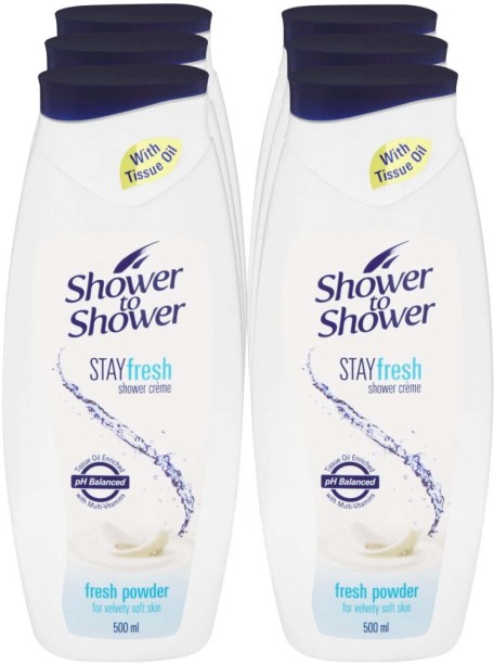 Shower To Shower Stay Fresh Shower Creme Body Wash