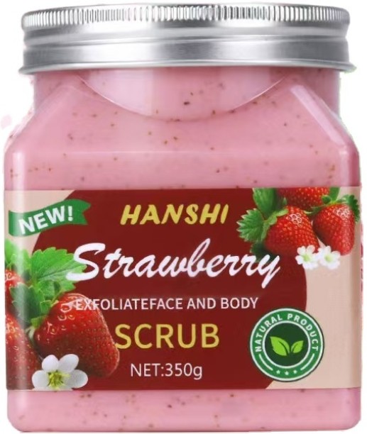 HANSHI Pack Of 2 Exfoliating Face And Body Scrub _Rose Body Wash