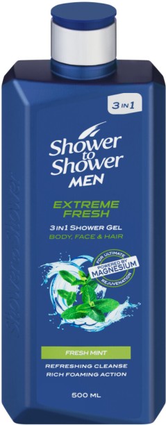 Shower To Shower Extreme Fresh3 in 1 Shower Gel Body Wash