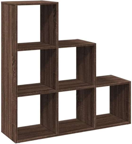 Liberty Oak Wood Free Standing Book Shelf
