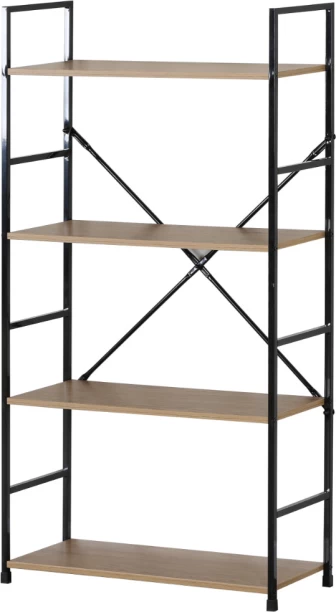 FDB Four Tier Free Standing Book Shelf