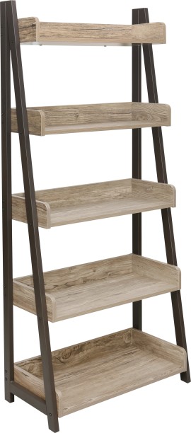 Everfurn Aegla 5-Tier Bookshelf Wood Free Standing Book Shelf