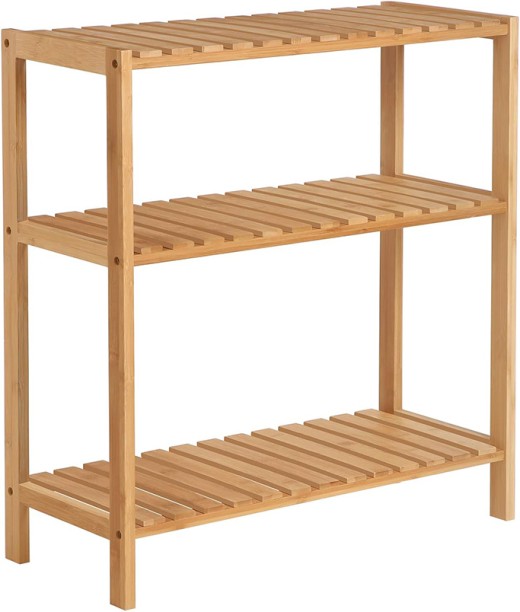 LASA Bamboo Free Standing Book Shelf