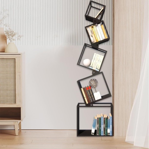 URBANCHIC Metal Free Standing Book Shelf