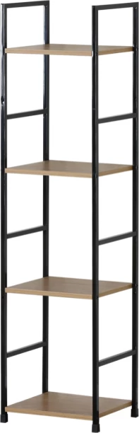 FDB Slim Four Tier Free Standing Book Shelf