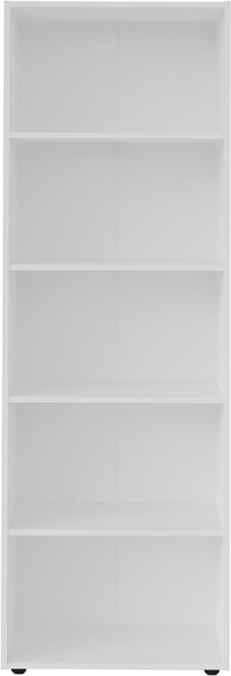 Click Furniture Multy Bookcase White MDF Freestanding Book Shelf