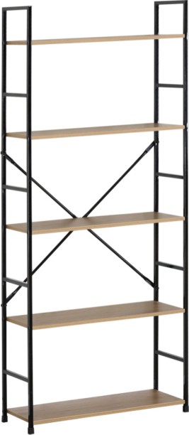 FDB Five Tier Free Standing Book Shelf