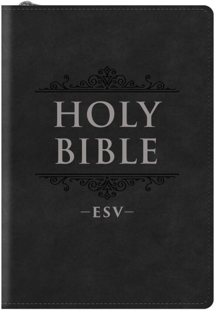 ESV Black Compact Bible with Zip by N;A