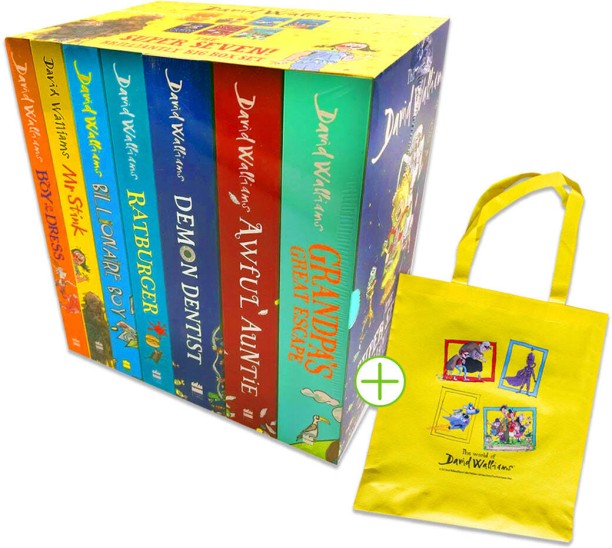 The World of David Walliams: The Super Seven Brilliantly Big Box Set by David Walliams